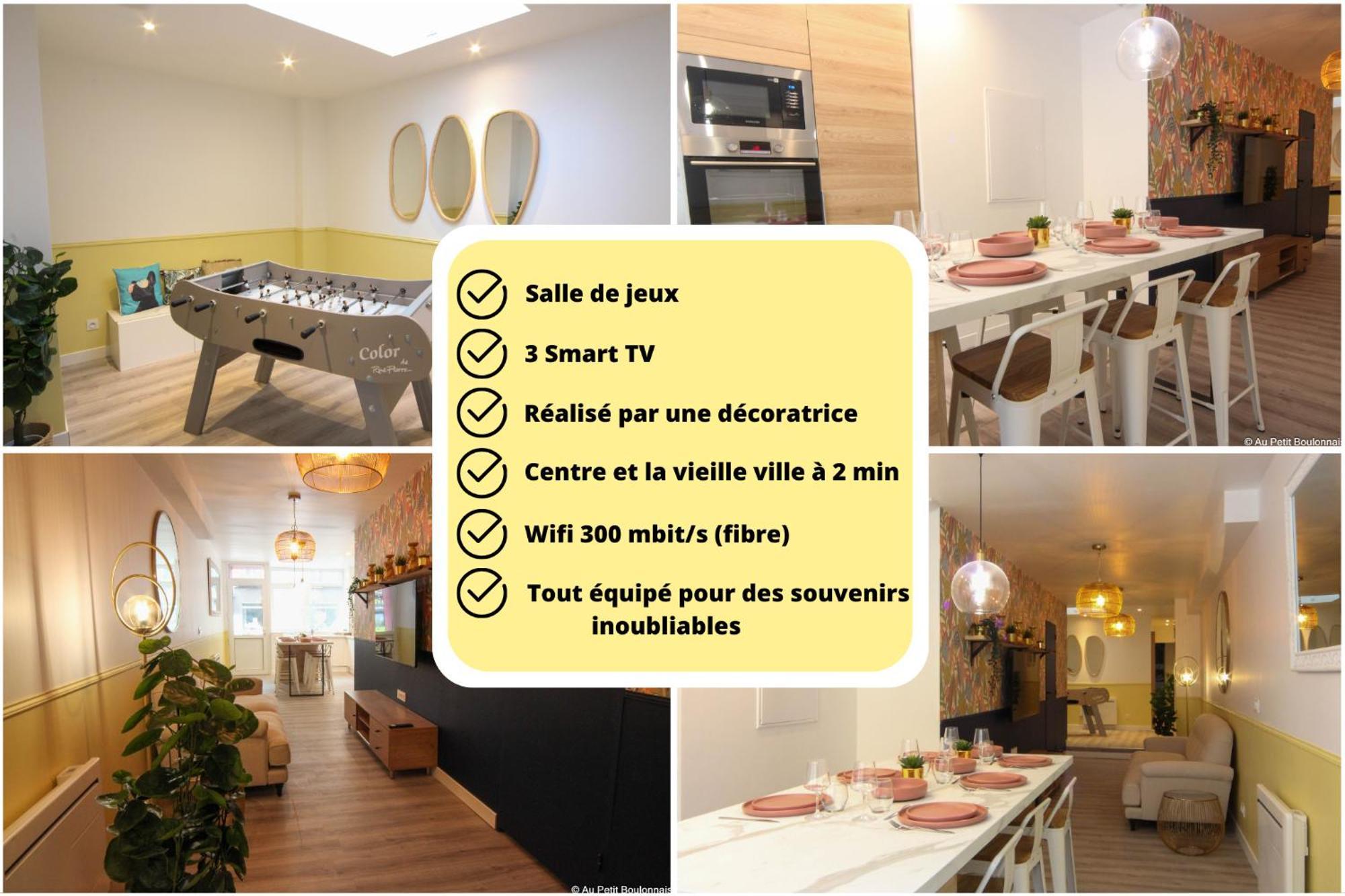 Au Nouveau Boulonnais - 4 Appartements Charmants Pour Couples, Familles Et Groupe D'Amis, Vieille Ville Et Centre Ville De Boulogne Sur Mer Buitenkant foto