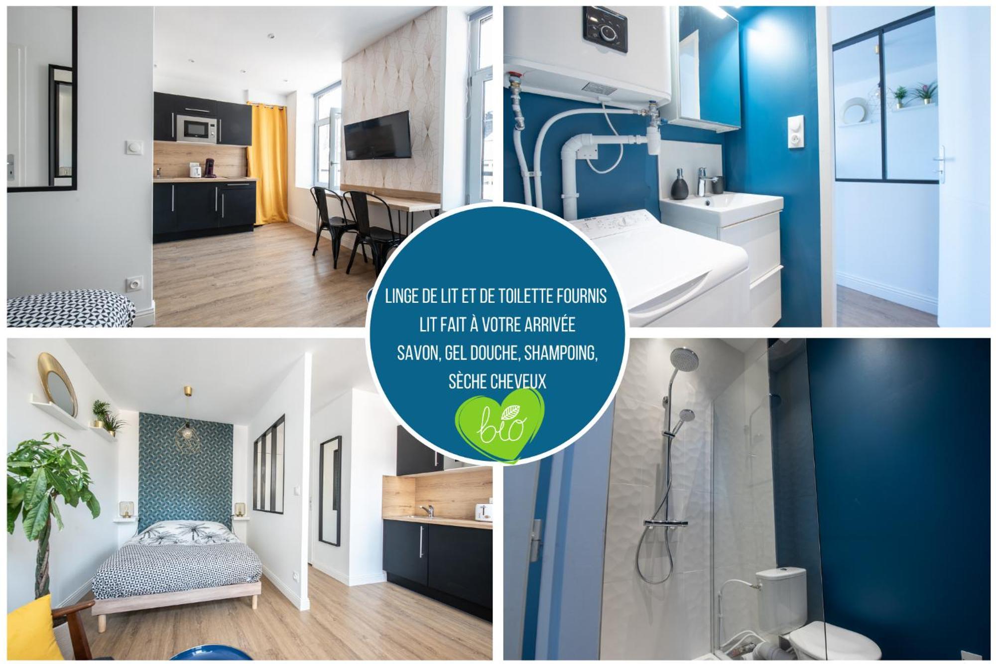 Au Nouveau Boulonnais - 4 Appartements Charmants Pour Couples, Familles Et Groupe D'Amis, Vieille Ville Et Centre Ville De Boulogne Sur Mer Buitenkant foto